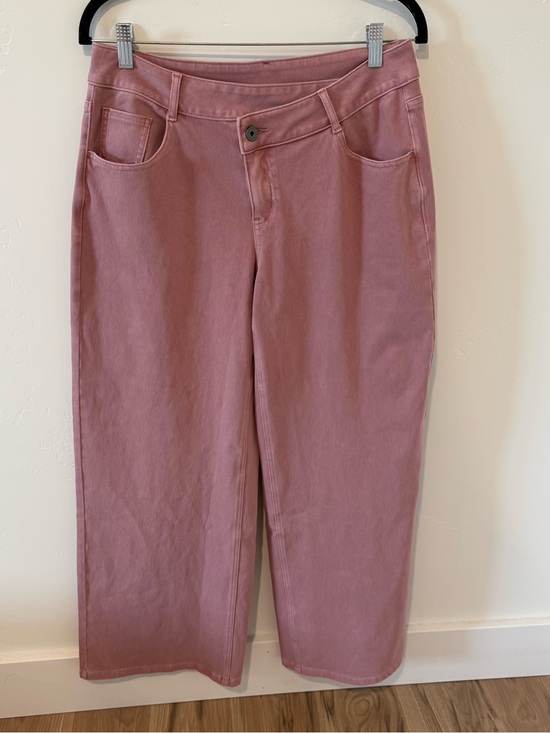 HALARA Denim - Halara Flex Women's Rose Pink Wide Leg Jeans Medium Soft Denim NEW Casual